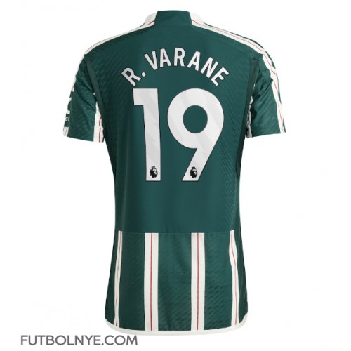 Camiseta Manchester United Raphael Varane #19 Visitante Equipación 2023-24 manga corta